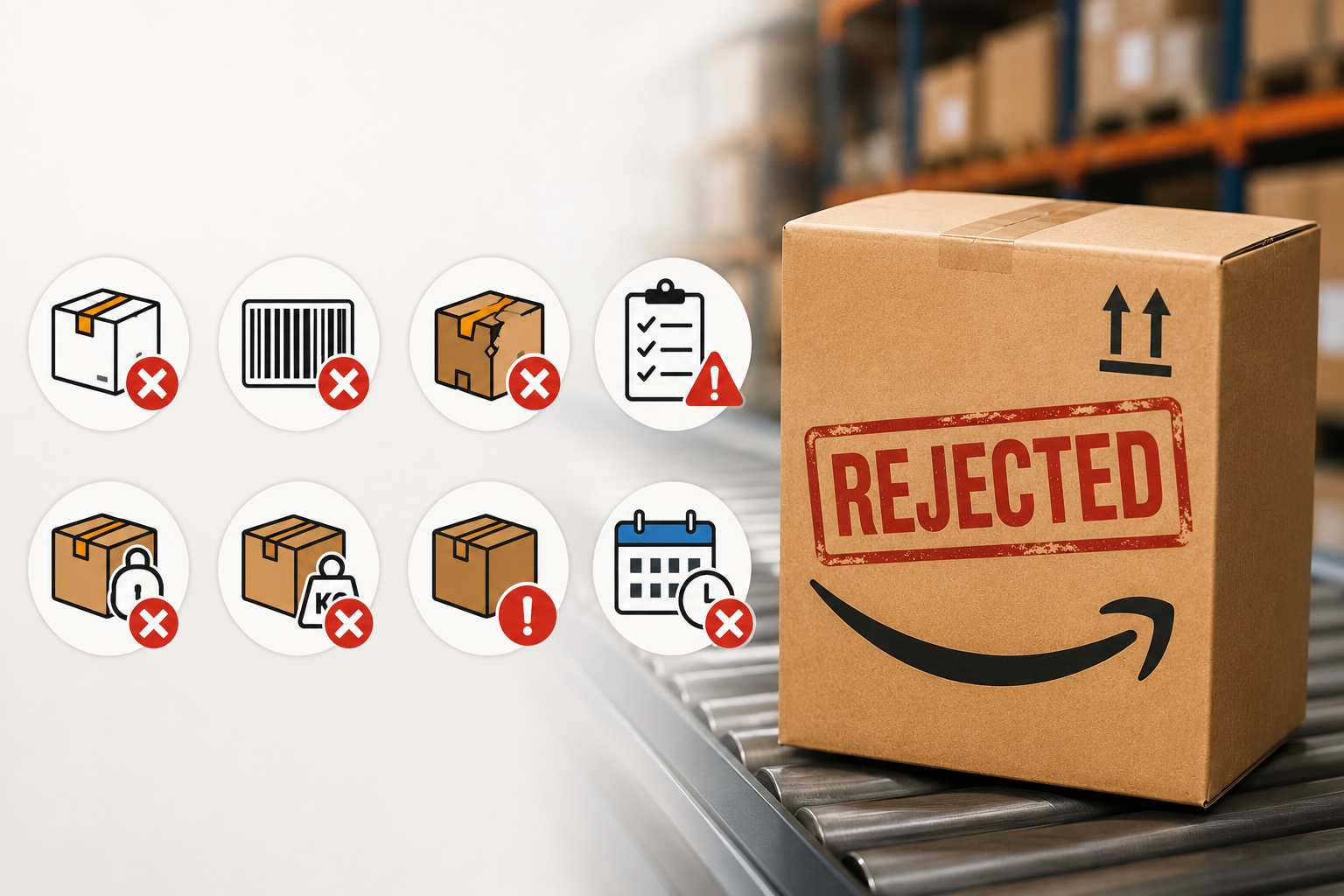 Amazon Rejects FBA Shipments
